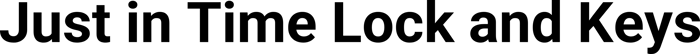 Just in Time Lock and Keys logo