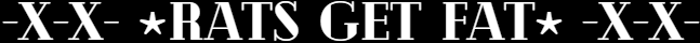 RATS GET FAT logo