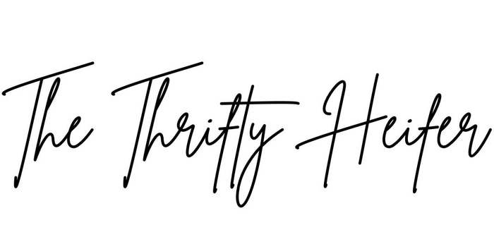 The Thrifty Heifer logo