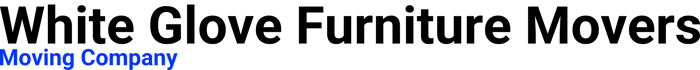 White Glove Furniture Movers logo