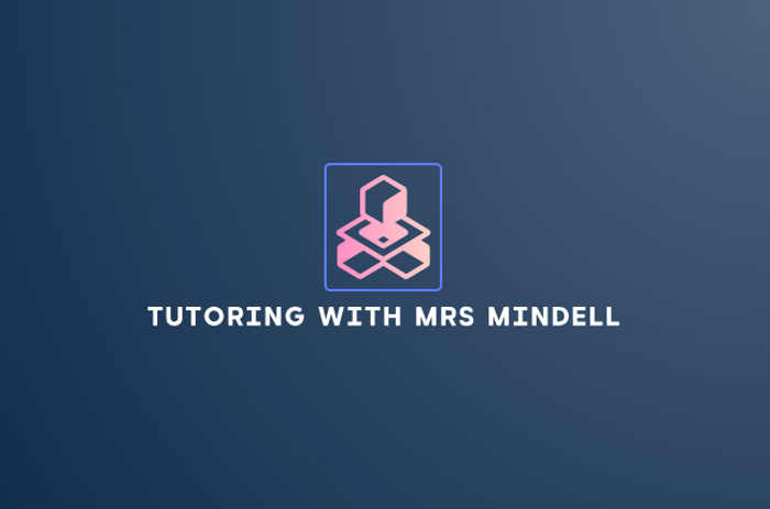 Tutoring with Mrs Mindell logo