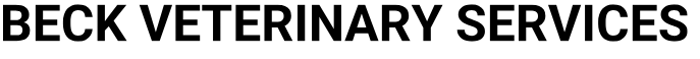 BECK VETERINARY SERVICES logo