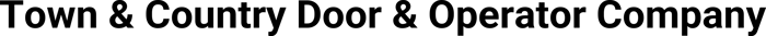 Town & Country Door & Operator Company logo