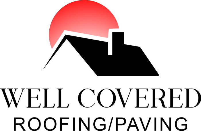 well covered roofing and paving logo