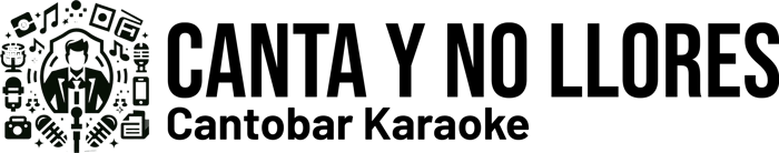 Canta y no llores karaoke logo