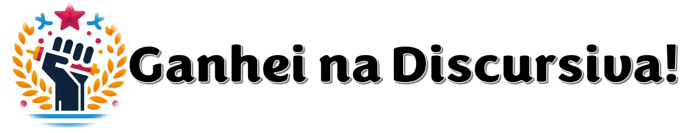 Ganhei na Discursiva. logo