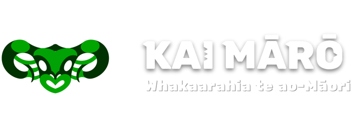 Kai Mārō | Whakaarahia te ao Māori logo