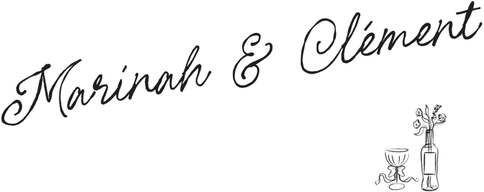 Marinah et Clément 2025 logo