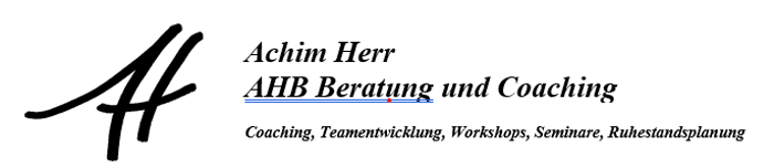 Achim Herr AHB Beratung und Coaching logo