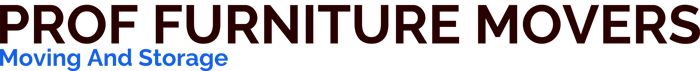 PROF FURNITURE MOVERS logo