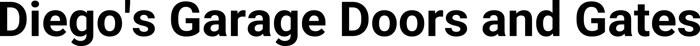 Diego's Garage Doors and Gates logo