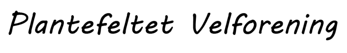 Plantefeltet Velforening logo