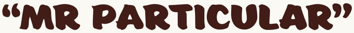 Mr Particular logo