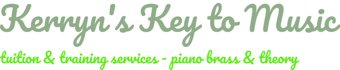 Kerryn's key to music logo