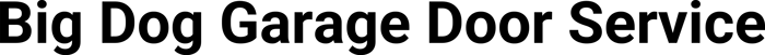 Big Dog Garage Door Service logo