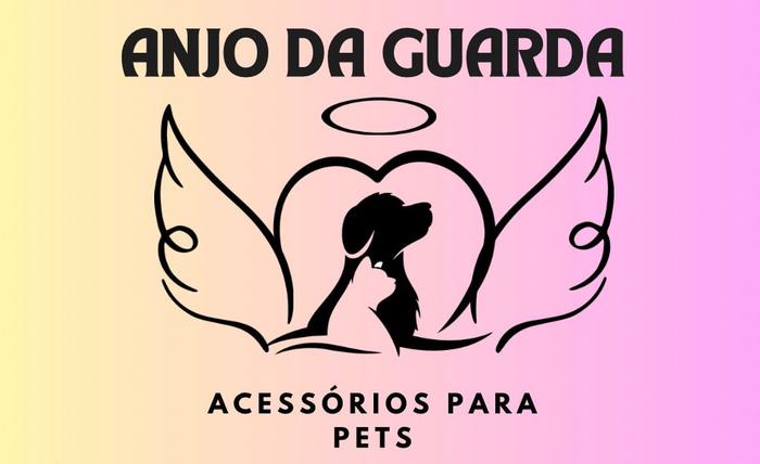 Acessórios para pet shop Anjo da Gurada logo