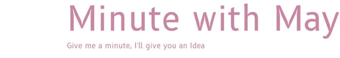 Minute with May logo