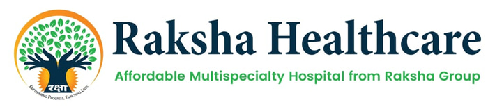 RAKSHA HEALTH CARE logo