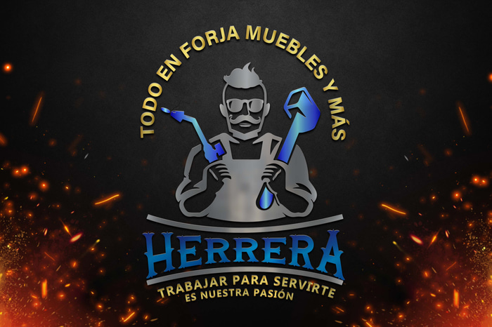 Todo en forja muebles y mas Herrera logo