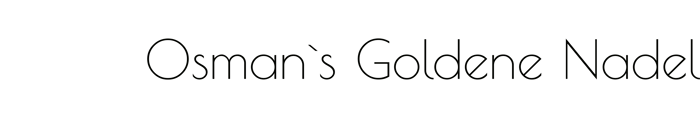 osman`s goldene nadel logo