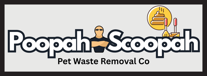 Poopah Scoopah Pet Waste Removal Company logo