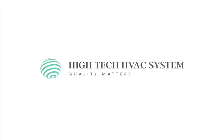 High Tech HVAC System logo