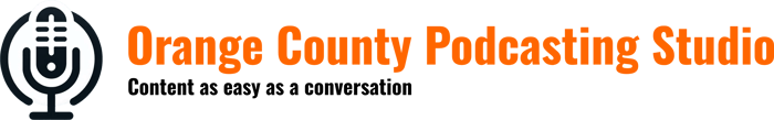 orange county podcast studio logo