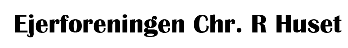Ejerforeningen Chr. R Huset logo