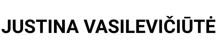 Justina Vasilevičiūtė logo