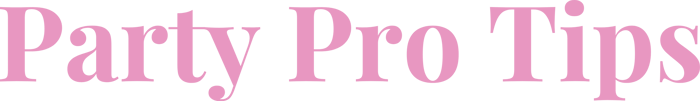 Party Pro Tips logo