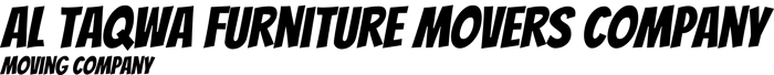 Al Taqwa furniture movers company logo