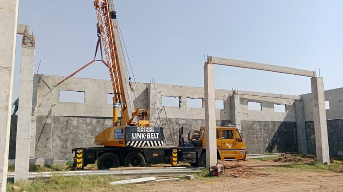 GTR warehouse columns and beams