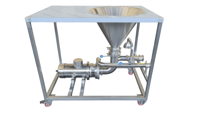 FZ-TB triblender / powder dissolver with IP69-K motor
