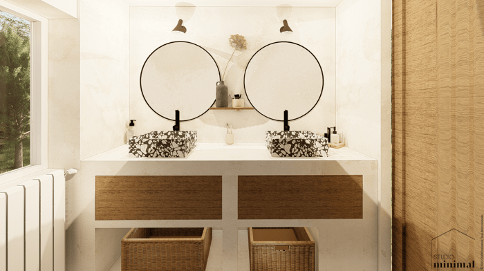 Salle de bain design et épurée