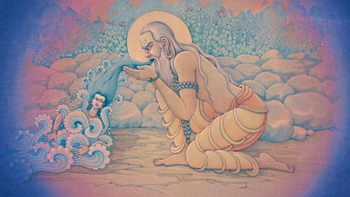Jahnu Maharaj e Ganga Devi