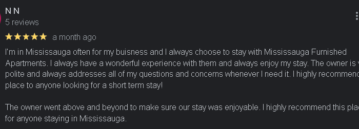 World-class furnishing and facilities