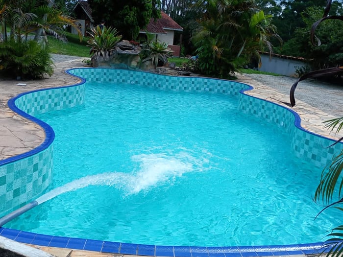 Piscina de vinil com estampa Diamond Hijau