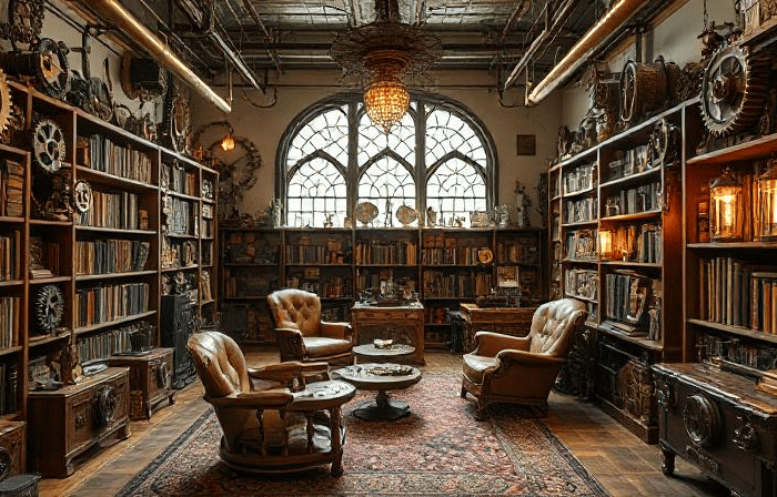 Library Living Room