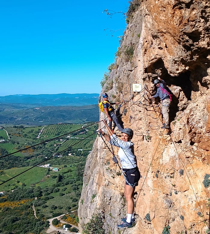 Via ferrata in Sierra Blanca, Marbella