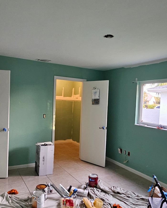 Interior painting project by RDZ Home Services