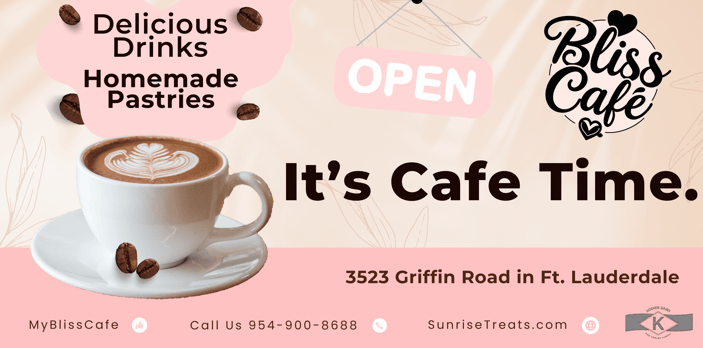 bliss cafe at sunrise treats
