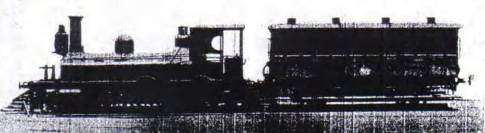 Tren Ferrocarril Sud 1865