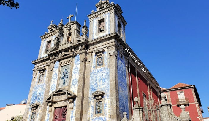 beautiful SANTO ILDEFONSO church built in a proto-Baroque style in Porto, Europe