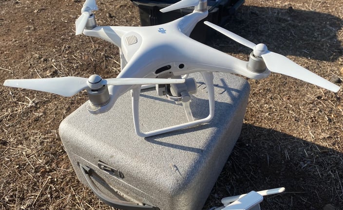 drone para topografía