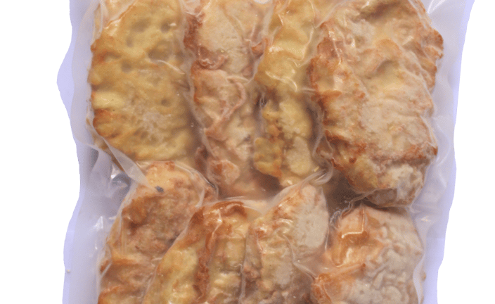 Frozen Baked Banana Cake / Deep Fried Banana / Bánh Chuối Chiên Đông Lạnh UpBe Food