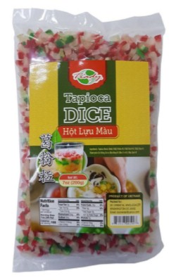 Tapioca Dices, Hột lựu màu UpBe Food 