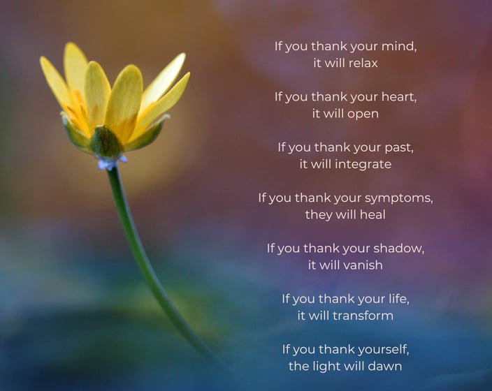 thank yourself