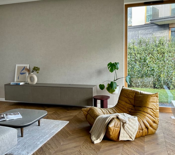 Salon w inwestycji Gdynia Kolibki