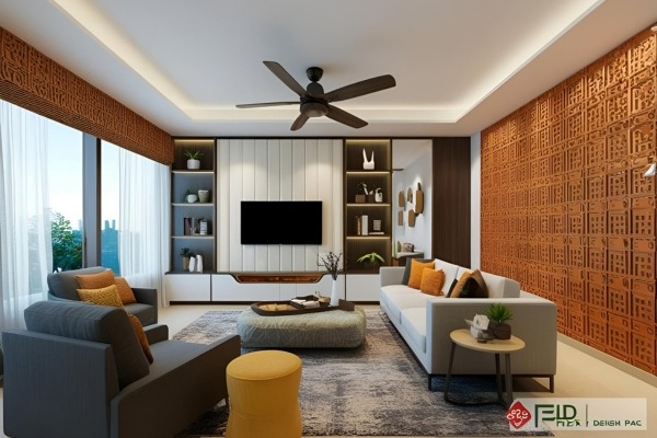3D Flex Design on the Wall