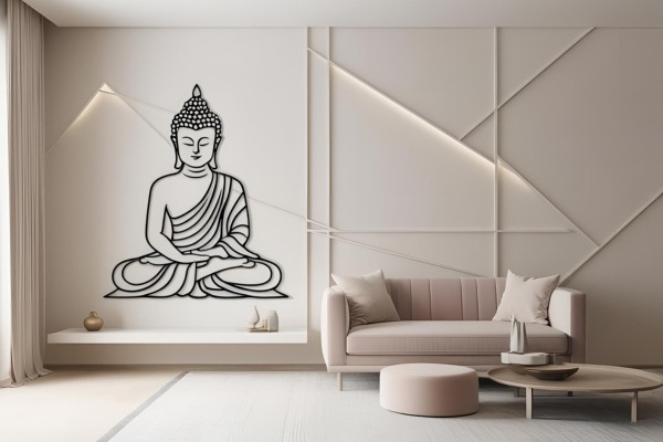 Wall with a Acrylic Cutouts